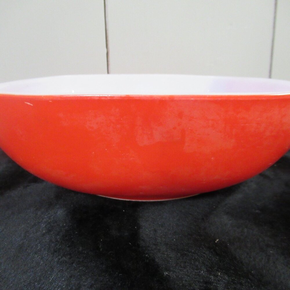 Vintage Red Square Pyrex Mixing Bowl